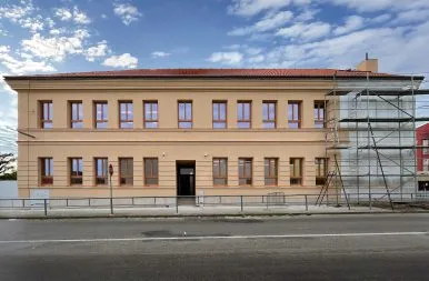 Oprava budovy 1. stupně ZŠ Moravská Nová Ves po tornádu